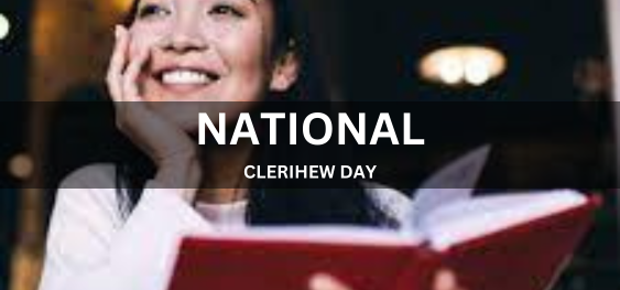 National Clerihew Day [राष्ट्रीय क्लेरिह्यू दिवस]